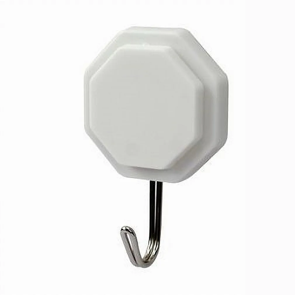 SET 2 PZ GANCI ADESIVI ATTACCAPANNI DA PARETE FORMA OTTAGONALE CASA 7.5 CM 79335