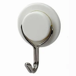 SET 4 PZ GANCI ADESIVI ATTACCAPANNI DA PARETE FORMA CIRCOLARE CASA 5.5 CM 79336