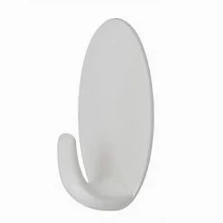 SET 5 PZ GANCI APPENDINI ADESIVI OVALI A PARETE CUCINA BAGNO ATTACCAPANNI 59678