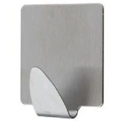 SET 4 PZ GANCI APPENDINI ADESIVI PARETE CUCINA BAGNO ATTACCAPANNI QUADRATI 59663