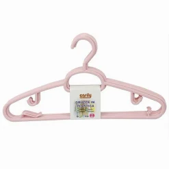 SET 5 PZ GRUCCE IN PLASTICA STAMPELLE APPENDIABITO PANTALONI GIACCHE ROSA 79328