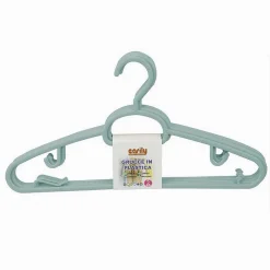 SET 5 PZ GRUCCE PLASTICA STAMPELLE APPENDIABITO PANTALONI GIACCHE AZZURRO 79327