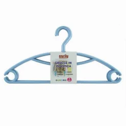 SET 5 PZ GRUCCE STAMPELLE APPENDIABITI PLASTICA CELESTE VESTITI PANTALONI 87686