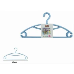 SET 5 PZ GRUCCE STAMPELLE APPENDIABITI PLASTICA CELESTE VESTITI PANTALONI 87686