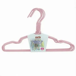 SET 5 PZ GRUCCE STAMPELLE APPENDIABITO IN METALLO ROSA VESTITI PANTALONI 87695