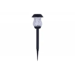 SET 12 PZ LAMPADA SOLARE PICCHETTO ANTIQUE 11X11X33CM ARREDO DA GIARDINO 4125022