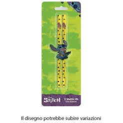 SET 2 PZ MATITE CON GOMMA FORMA GRAFICA STITCH CANCELLERIA SCUOLA BAMBINI 960719