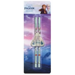 SET 2 PZ MATITE CON GOMMA TRIANGOLARE GRAFICA FROZEN CANCELLERIA SCUOLA BAMBINE 960658