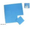 SET 9 PZ PIASTRELLA BLU 30X30X1 CM MORBIDO PUZZLE EVA PISCINA PROTEZIONE 980180