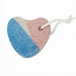 SET 5 PZ PIETRA POMICE COLORATA NATURALE CURA PIEDI CALLI CHIROPODIA CUORE 79291