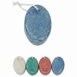 SET 3 PZ PIETRA POMICE COLORATA OVALE NATURALE CURA PIEDI CALLI CHIROPODIA 79292