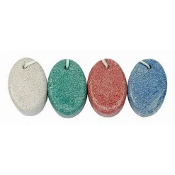 SET 3 PZ PIETRA POMICE OVALE COLORATA NATURALE CURA PIEDI CALLI CHIROPODIA 79288