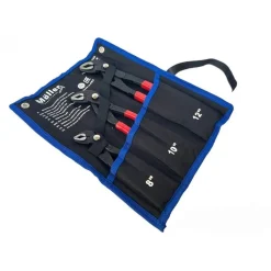 SET 3 PZ PINZE POLIGRIP PINZA A PAPPAGALLO CON PULSANTE REGOLABILE 8" 10" 12"