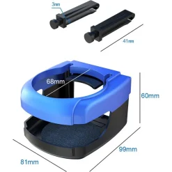 SET 2 PZ PORTABOTTIGLIE UNIVERSALE BEVANDE GANCI BOCCHETTE ARIA PER AUTO CAMION