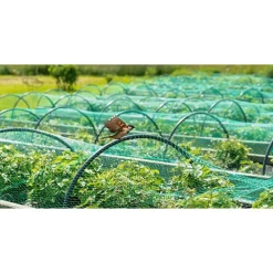 SET 2 PZ RETE ANTI ANIMALI MAGLIA 1X10 MT VERDE SCURO PROTEZIONE PIANTE ORTO 134616