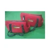 SET 2 PZ. ROSSO BORSE TRAVEL VELLUTINO TRASPORTINO CANE GATTO CRESCITA S M 38X22X22 - 44X27X26 PET FAMILY