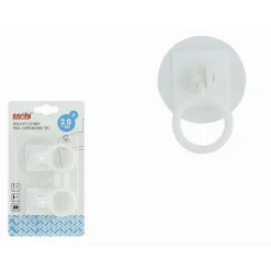 SET 2 PZ SOLLEVATORE PER COPERCHIO WC COPRIWATER ADESIVO AD ANELLO BIANCO 87628