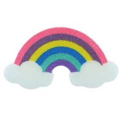 SET 2 PZ SPUGNA CORPO BAGNO DOCCIA TONIFICANTE PELLE COLORATE FORMA DI ARCOBALENO 10689