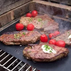 SET 6 PZ TAPPETINI IN TEFLON PER GRIGLIA BARBECUE 40X50CM RIUTILIZZABILI 7823805