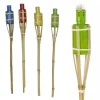 SET 12 PZ TORCIA IN BAMBÙ 60 CM COLORATE GIARDINO VIALETTI DECORAZIONE ESTERNA 016788
