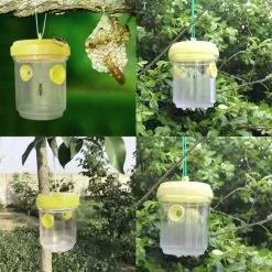 SET 6 PZ TRAPPOLA PER VESPE CALABRONI INSETTI DA APPENDERE BALCONE GIARDINO 020176