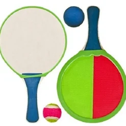 SET 2 RACCHETTE 2IN1 DOPPIA FUNZIONE CON 2 PALLINE BEACH TENNIS SPIAGGIA MARE