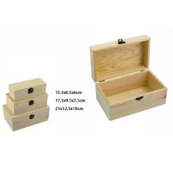 SET 3 SCATOLE IN LEGNO DECOUPAGE PORTAGIOIE MATRIOSKA COFANETTO 74016A LY-DX198