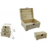SET 3 SCATOLE IN LEGNO DIPINGER DECOUPAGE PORTAGIOIE MATRIOSKA SCATOLA COFANETTO