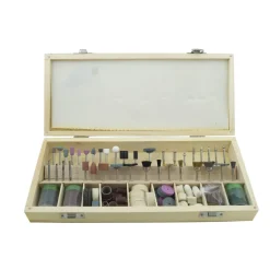 SET ACCESSORI UTENSILI SMERIGLIATRICE MINI TRAPANO PUNTE FRESE 200 PZ MODELLISMO