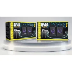 SET ALTOPARLANTI SPEAKER PER BASSI CON ILLUMINAZIONE A COLORI RGB PER PC Q-T126