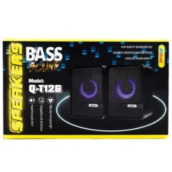 SET ALTOPARLANTI SPEAKER PER BASSI CON ILLUMINAZIONE A COLORI RGB PER PC Q-T126