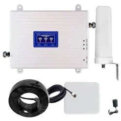 SET AMPLIFICATORE SEGNALE CELLULARE 2G 3G 4G LTE 900 1800 2100 MHZ DCS WCDMA GSM