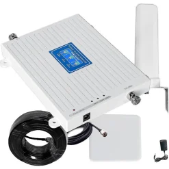 SET AMPLIFICATORE SEGNALE CELLULARE 2G 3G 4G LTE 900 1800 2100 MHZ DCS WCDMA GSM