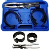 SET ANELLI RASCHIA OLIO KIT 7 PZ 73-111MM PER PISTONI RING AUTOMOBILE PINZA