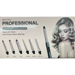 SET ARRICCIACAPELLI 7IN1 FERRO PROFESSIONALE INTERCAMBIABILE STRUMENTO PER STYLING CAPELLI