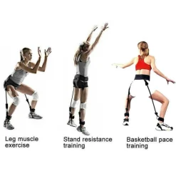 SET BANDE ELASTICHE PER QUADRICIPITI FORZA ESPLOSIVA VERTICAL JUMP SALTO IN ALTO