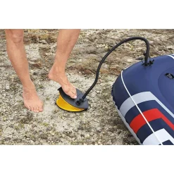 SET CANOTTO GONFIABILE GOMMONE TRECK X1 228X121X36CM CON REMI POMPA PEDALE 61083