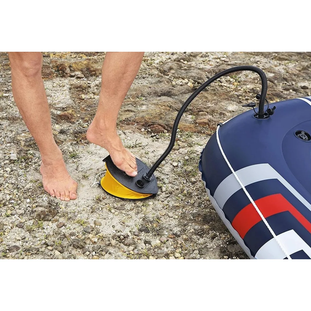 SET CANOTTO GONFIABILE GOMMONE TRECK X1 228X121X36CM CON REMI POMPA PEDALE 61083