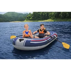 SET CANOTTO GONFIABILE GOMMONE TRECK X1 228X121X36CM CON REMI POMPA PEDALE 61083