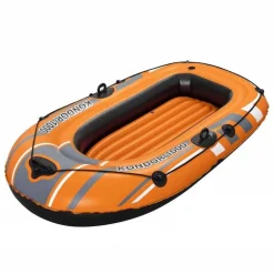 SET CANOTTO KONDOR 1000 CON REMI GOMMONE GONFIABILE 155X93CM PER 1 PERSONA 61078