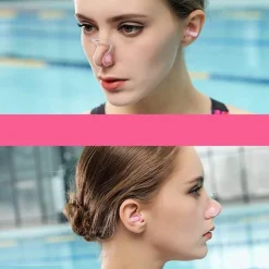 SET CLIP NASO NUOTO + TAPPI PER ORECCHIE IMMERSIONI SUBACQUEE ASSORTITI 605431