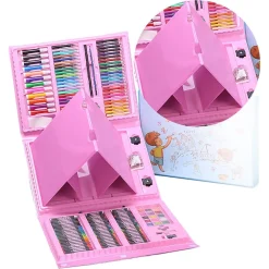 SET DA COLORARE DA 208 PZ ASTUCCIO PER PITTURA SCATOLA DI COLORI REGALO PER BAMBINI