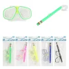 SET DA PISCINA NUOTO PER BAMBINI 7+ ANNI MASCHERA 16X10CM + BOCCAGLIO 5 COLORI 605414