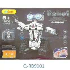 SET DA 467PZ COSTRUZIONE ROBOT RICARICABILE TELECOMANDATO BLUETOOTH APP Q-RB9001
