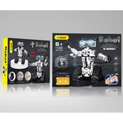 SET DA 467PZ COSTRUZIONE ROBOT RICARICABILE TELECOMANDATO BLUETOOTH APP Q-RB9001