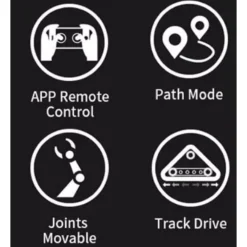 SET DA 467PZ COSTRUZIONE ROBOT RICARICABILE TELECOMANDATO BLUETOOTH APP Q-RB9001