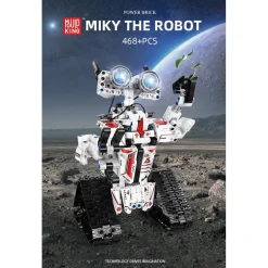 SET DA 467PZ COSTRUZIONE ROBOT RICARICABILE TELECOMANDATO BLUETOOTH APP Q-RB9001