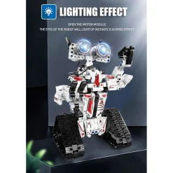 SET DA 467PZ COSTRUZIONE ROBOT RICARICABILE TELECOMANDATO BLUETOOTH APP Q-RB9001