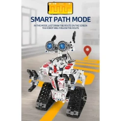 SET DA 467PZ COSTRUZIONE ROBOT RICARICABILE TELECOMANDATO BLUETOOTH APP Q-RB9001