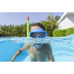 SET DA SNORKELING BAMBINI FLAPPER MASCHERA BOCCAGLIO PINNE 3-6 ANNI 2 COL 25039